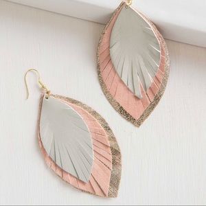 COPY - Noonday Feathered Fringe Earrings